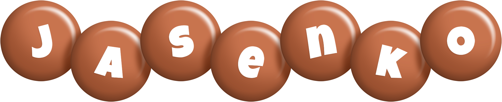 Jasenko candy-brown logo