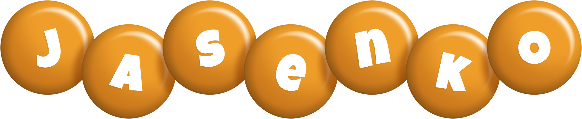 Jasenko candy-orange logo