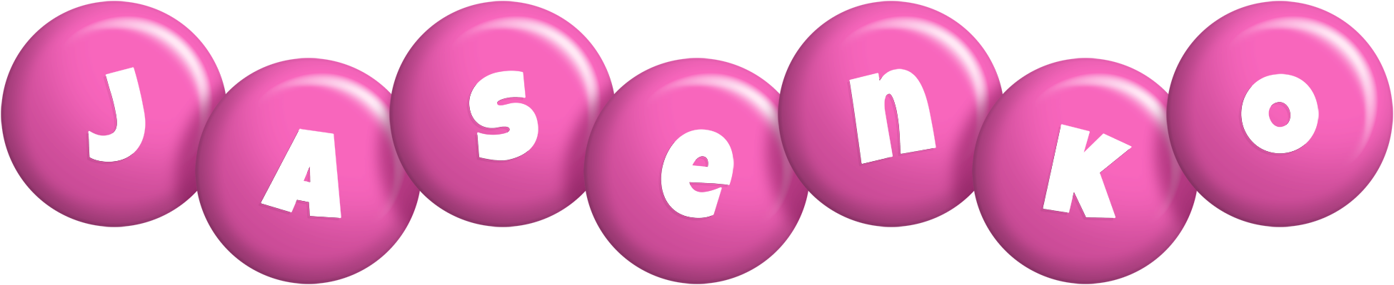 Jasenko candy-pink logo