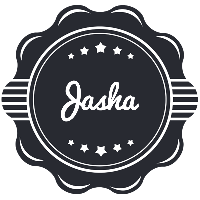 Jasha badge logo