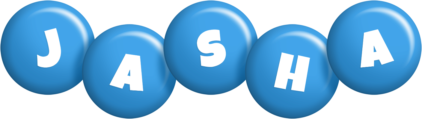 Jasha candy-blue logo