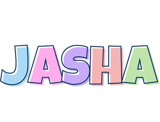 Jasha pastel logo