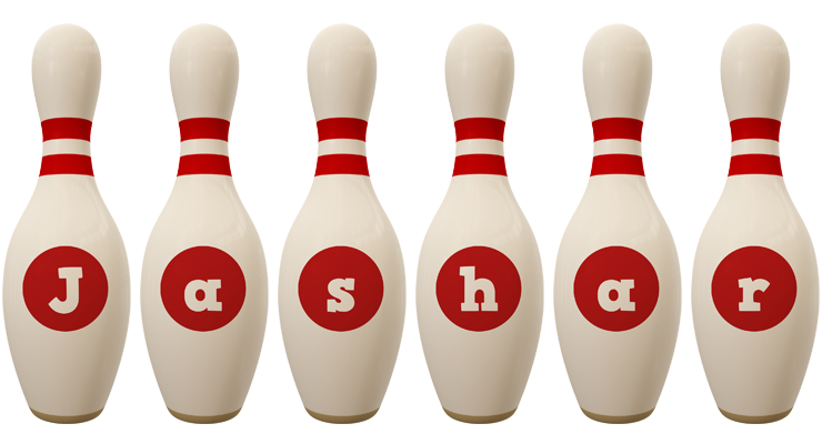 Jashar bowling-pin logo