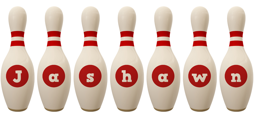 Jashawn bowling-pin logo