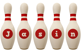 Jasin bowling-pin logo