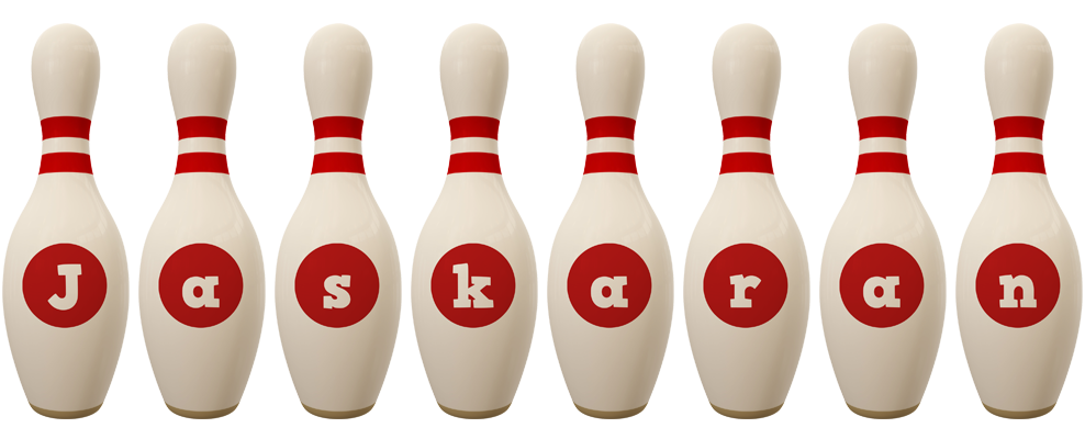 Jaskaran bowling-pin logo