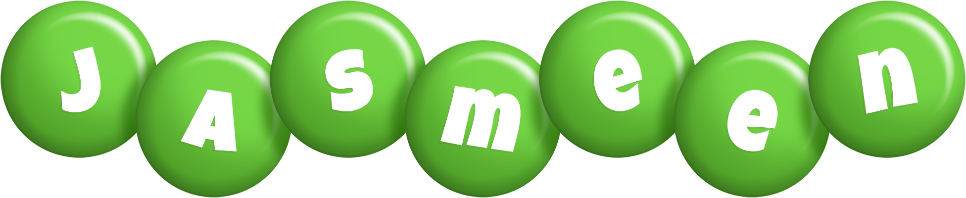Jasmeen candy-green logo