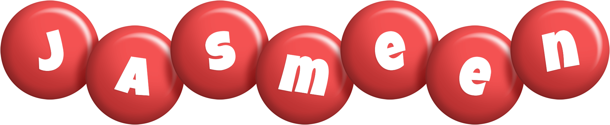 Jasmeen candy-red logo