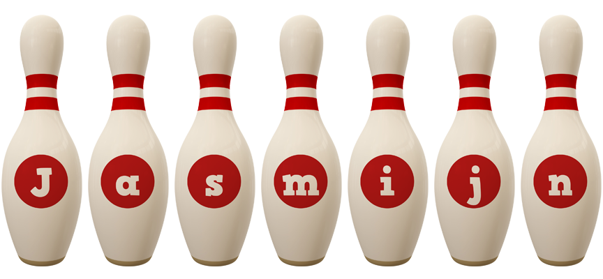 Jasmijn bowling-pin logo