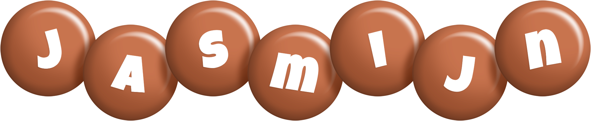 Jasmijn candy-brown logo