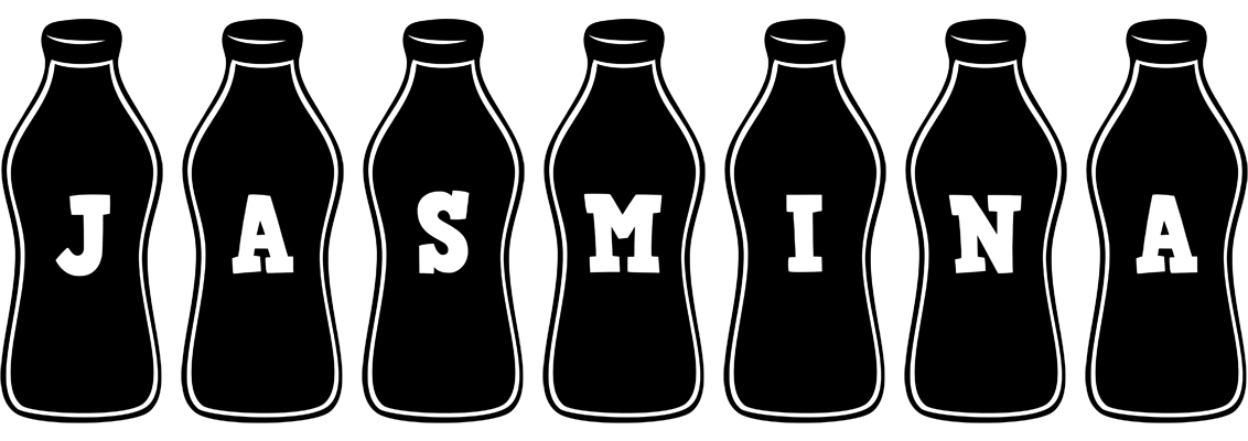 Jasmina bottle logo