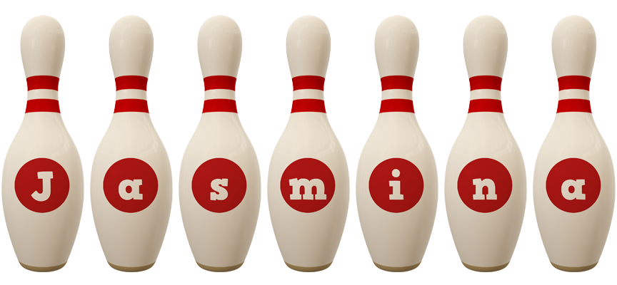 Jasmina bowling-pin logo