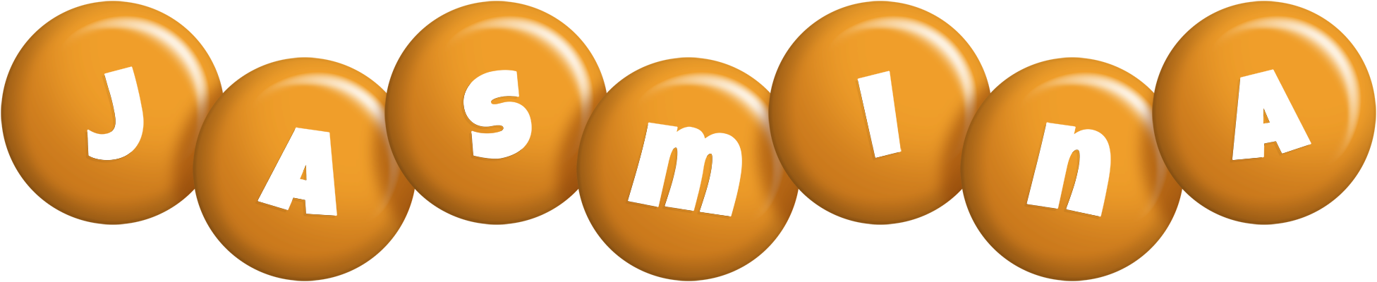 Jasmina candy-orange logo