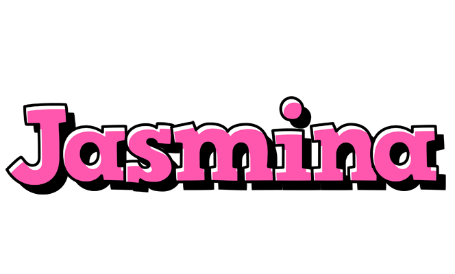 Jasmina girlish logo