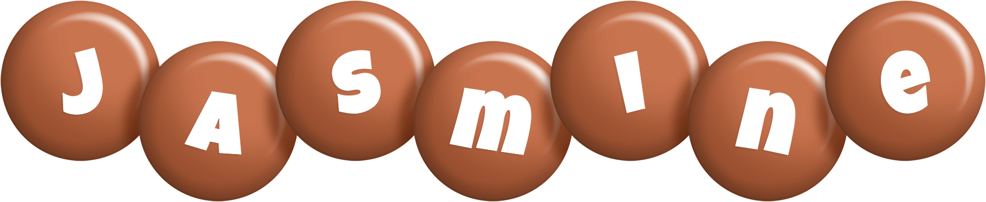 Jasmine candy-brown logo
