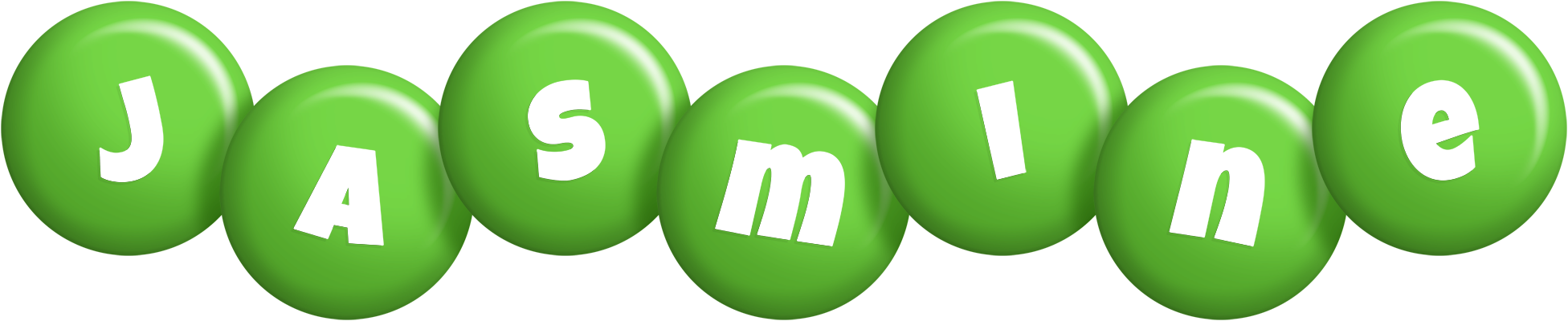 Jasmine candy-green logo