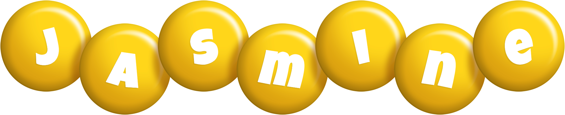 Jasmine candy-yellow logo