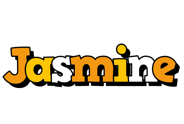 Jasmine cartoon logo