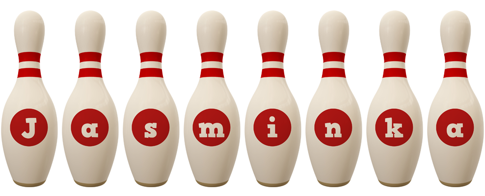 Jasminka bowling-pin logo