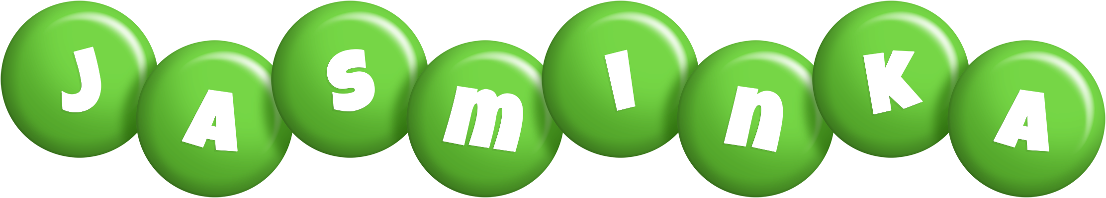 Jasminka candy-green logo