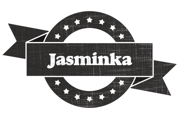 Jasminka grunge logo