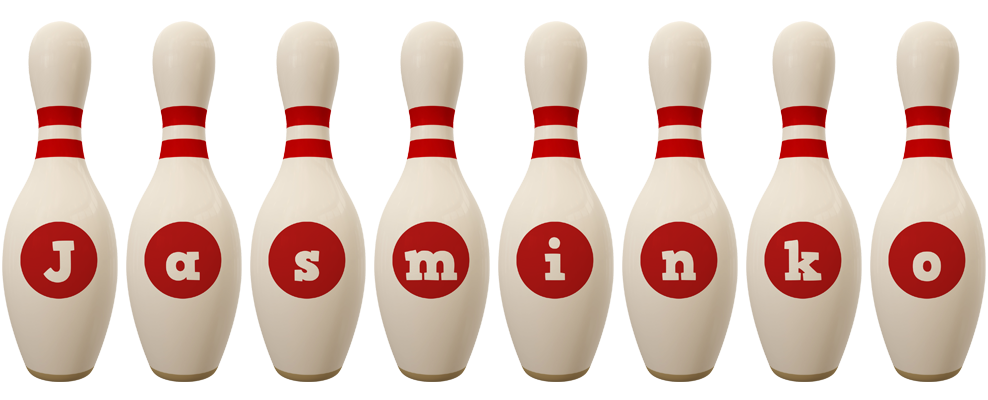Jasminko bowling-pin logo