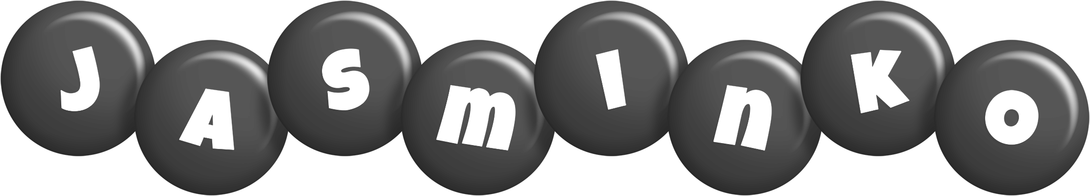 Jasminko candy-black logo