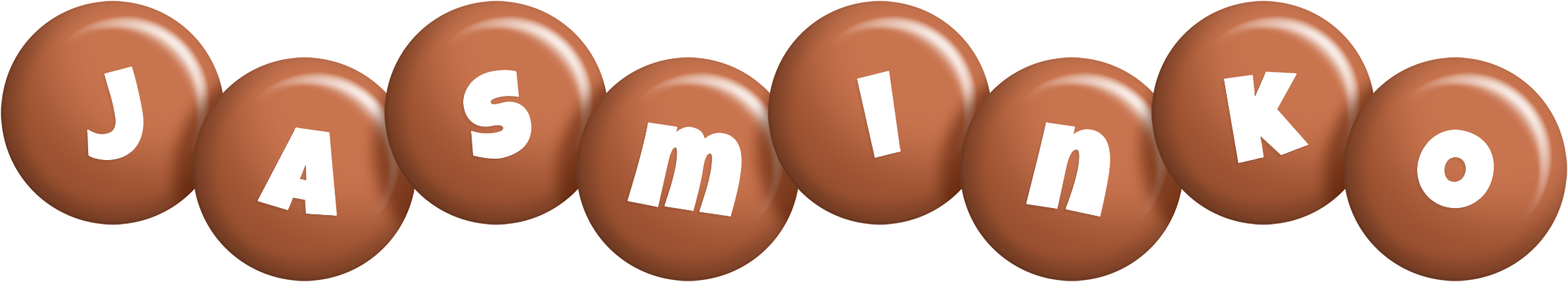 Jasminko candy-brown logo