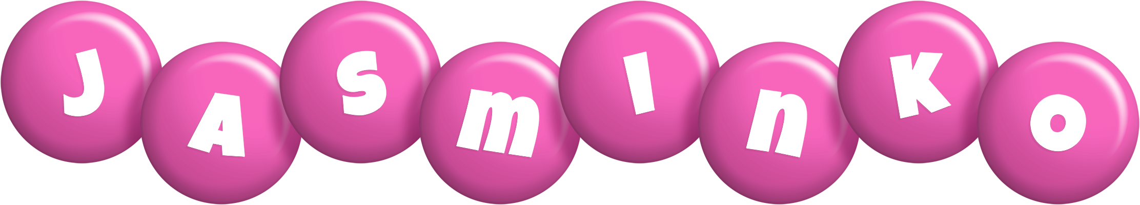 Jasminko candy-pink logo