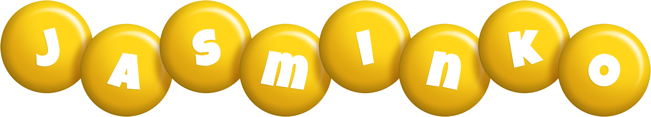 Jasminko candy-yellow logo