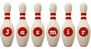 Jasmir bowling-pin logo