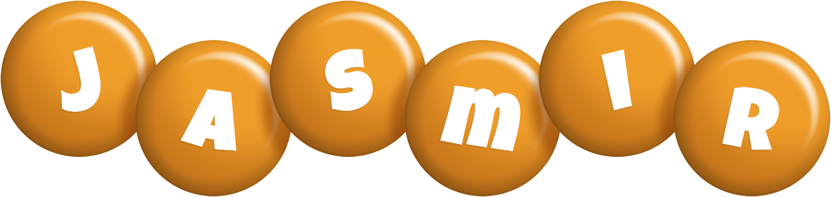 Jasmir candy-orange logo