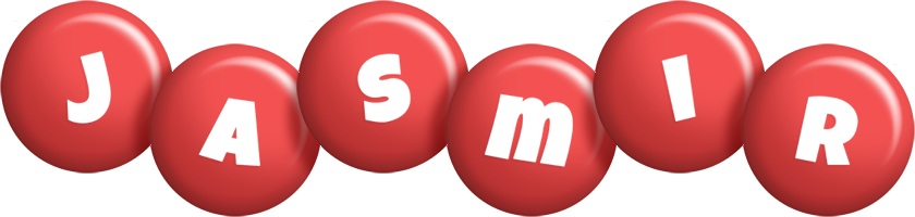 Jasmir candy-red logo
