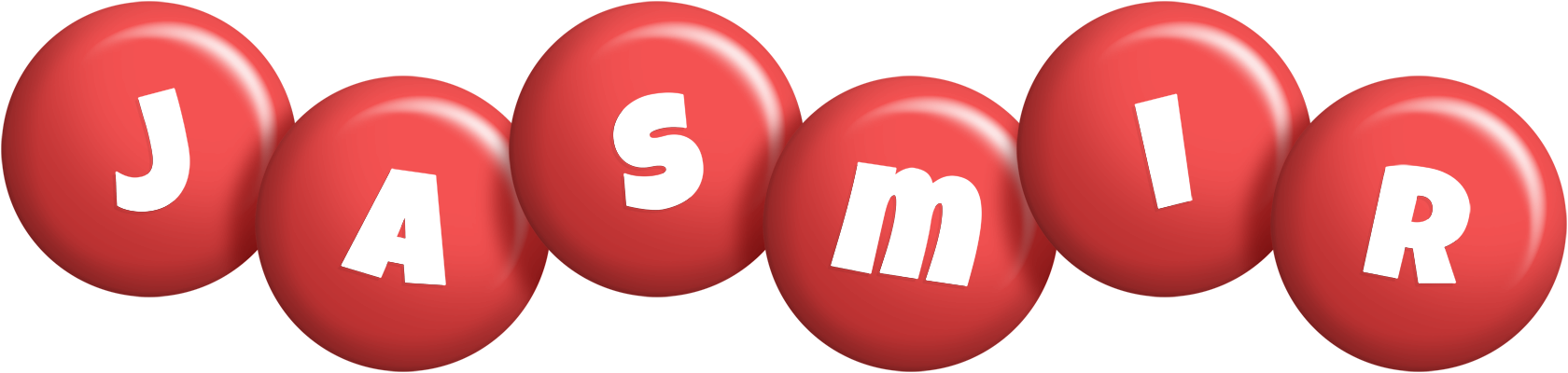 Jasmir candy-red logo