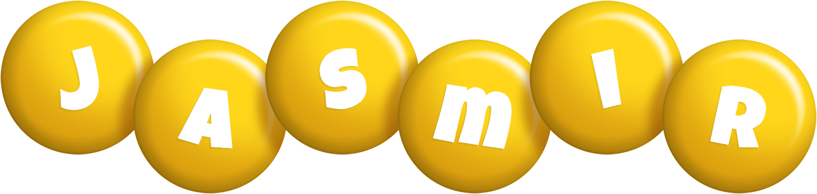 Jasmir candy-yellow logo