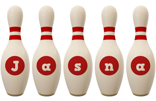 Jasna bowling-pin logo