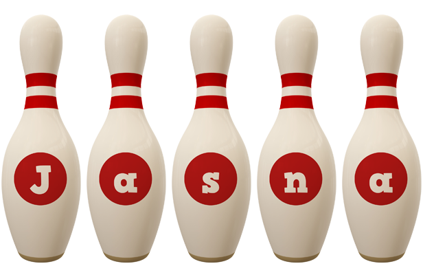 Jasna bowling-pin logo