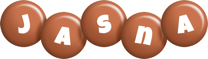 Jasna candy-brown logo