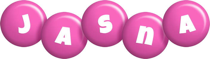 Jasna candy-pink logo