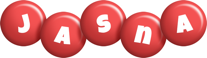 Jasna candy-red logo