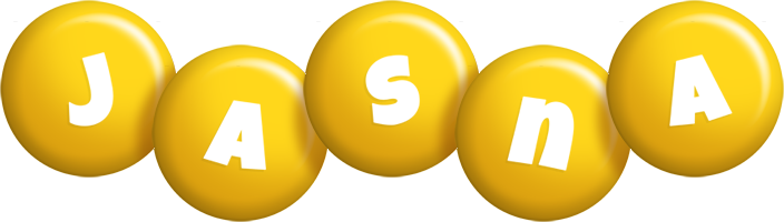 Jasna candy-yellow logo