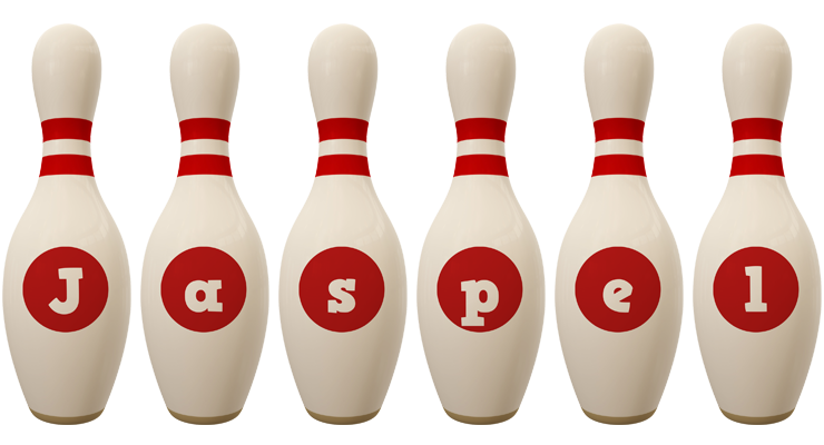 Jaspel bowling-pin logo