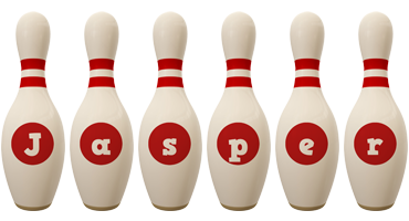 Jasper bowling-pin logo