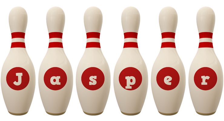 Jasper bowling-pin logo