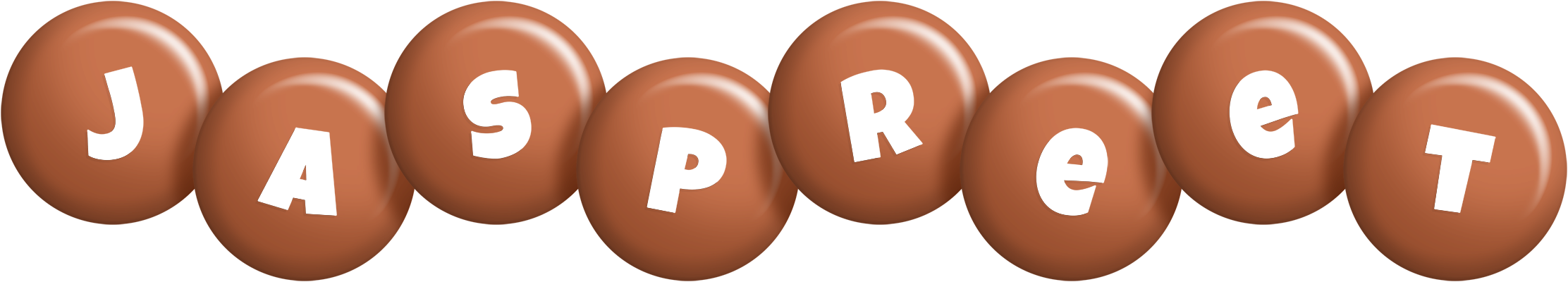 Jaspreet candy-brown logo