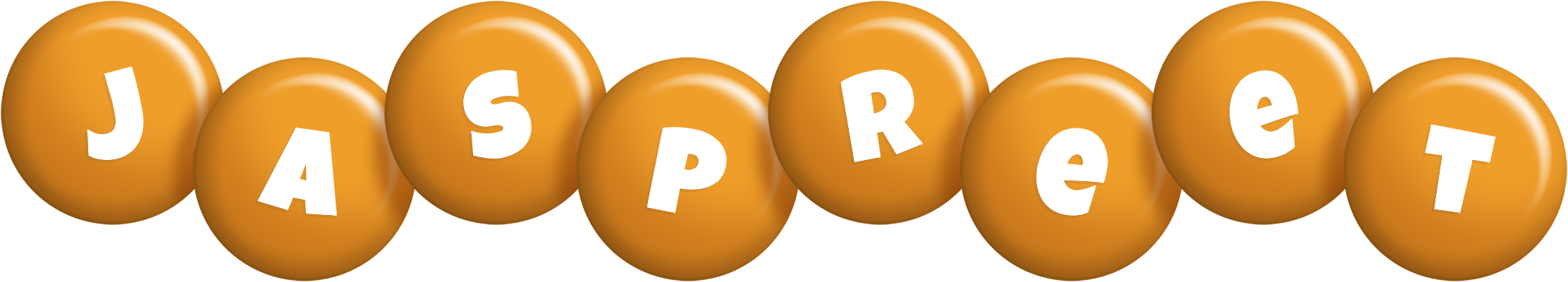 Jaspreet candy-orange logo
