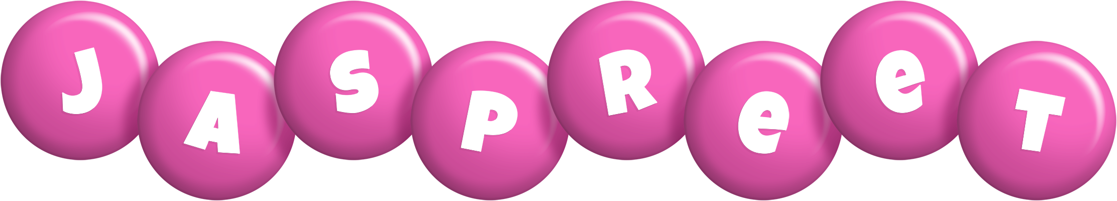 Jaspreet candy-pink logo