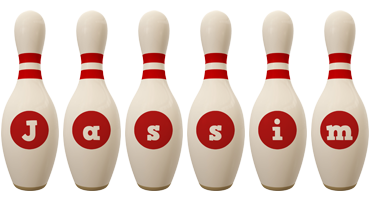 Jassim bowling-pin logo