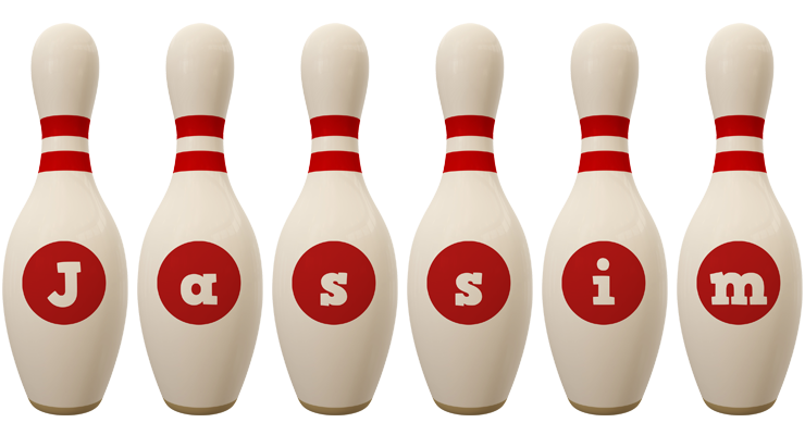 Jassim bowling-pin logo