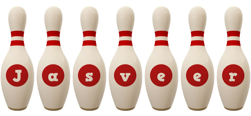 Jasveer bowling-pin logo